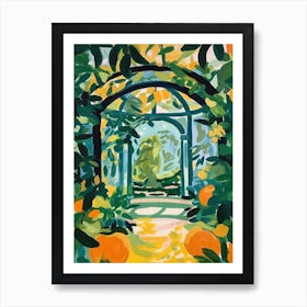 Huntington Library And Botanical Gardens, United Kingdom, Painting 1 Art Print