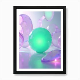 Bubbles Stock Videos & Royalty-Free Footage Art Print