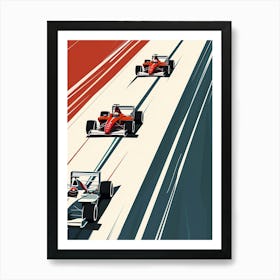 F1 Racing Art Print