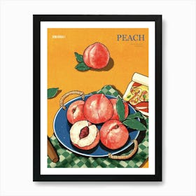 Peach Art Print