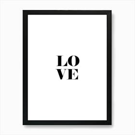 Love print art Art Print