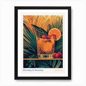 Art Deco Cocktail 4 Poster Art Print