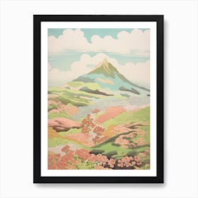 Mount Aso In Kumamoto Japanese Landscape 3 Art Print