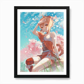 Yoimiya Genshin Impact Art Print