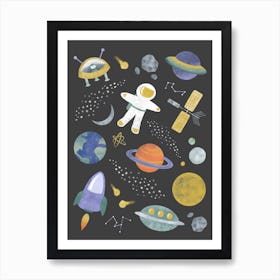 Outer Space Art Print