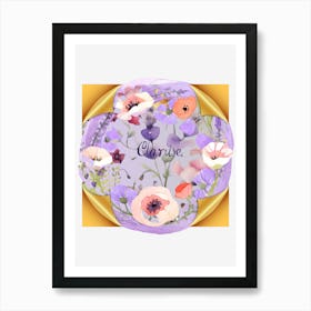 Floral Arrangement Art Print