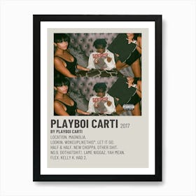 Playboi Carti Album Cover Canvas Art Poster For Bedroom Wall Decor 3 Art Print