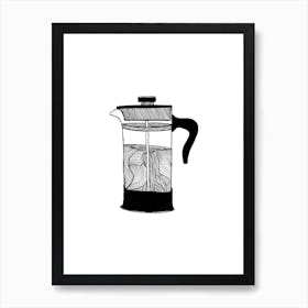 Cafetiere  Art Print