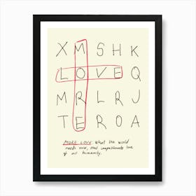 More Love Art Print