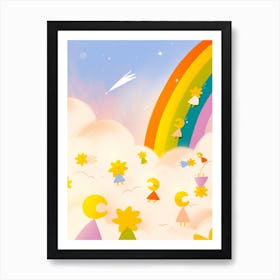 Rainbow Guardians Art Print