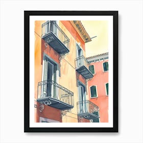Genoa Europe Travel Architecture 3 Art Print