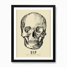 VIP Skull Art Art Print