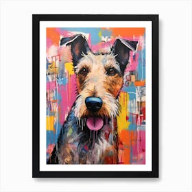 Modern Terrier Art Print