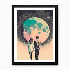 To The Moon And Back Art Print