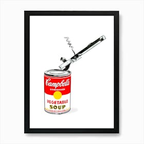 CAN OF SOUP Art Print