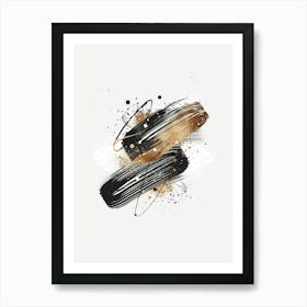 Abstract Brush Strokes 28 Art Print