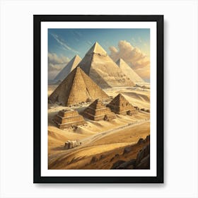 Pyramids Of Giza Poster