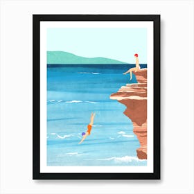 Sea Swimmers Art Print