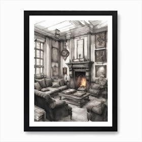 Living Room 3 Art Print