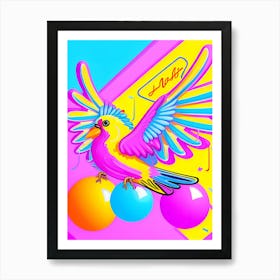 Colorful Bird-Reimagined 10 Art Print