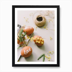 Easter Eggs 17 Art Print