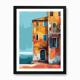 Neapolitan Nooks: Quaint Dwellings in Naples, Italy Art Print