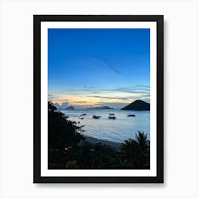 Ocean Cape Holiday Siam Beautiful Shore Point Paradise Turquoise Peaceful Sunset Grass M (27) Art Print