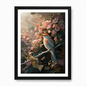 Bird In The Garden Art Print