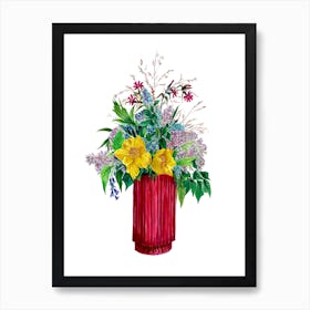 Flowers From My Garden Art Print