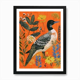 Spring Birds Common Loon 1 Art Print