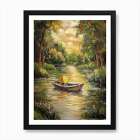 Bob by the river Art Print