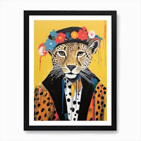 Elegant Cheetah Art Print