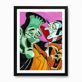 Groovie Goolies Film Cartoon Art Print