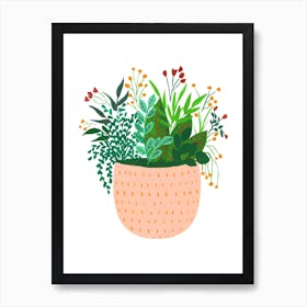 Assorted Potted Plants Mira Art Print