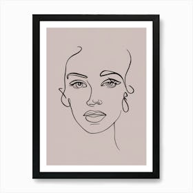 Portrait Of A Woman 15 Art Print