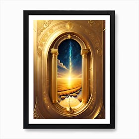 Golden Door Art Print