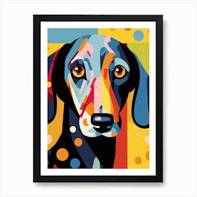 Pop Art Dachshund 5 Art Print