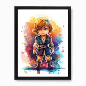 Luke Skywalker Star Wars Art Print