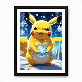 Pokemon Pikachu Art Print