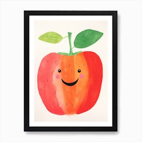 Friendly Kids Bell Pepper 2 Art Print