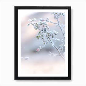 Romantic Winter Art Print Nature Art Print