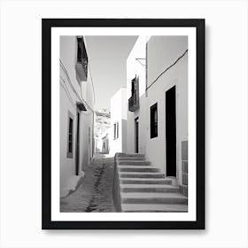 Gozo, Malta, Black And White Photography 3 Art Print
