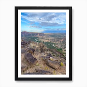 White Rock Overlook Park, New Mexico 1 - Vertical Art Print