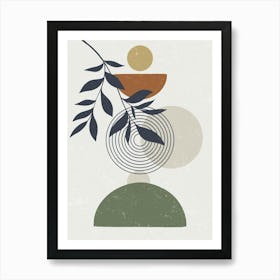 Boho Wall Art Balance in Nature 1 Art Print