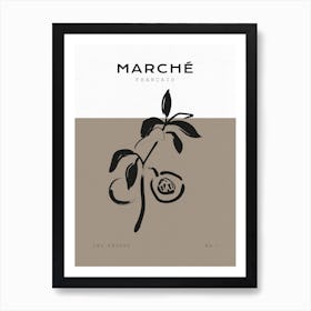 Boho Bohemian 5 Peaches Art Print