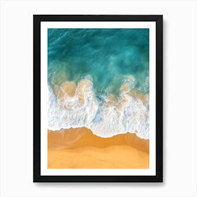 Aerial View Of A Beach 119 Art Print