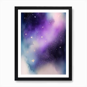 Dark Matter Gouache Space Art Print