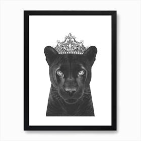 The Queen Panther Art Print