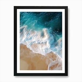 Aerial View Of A Beach 174 Art Print