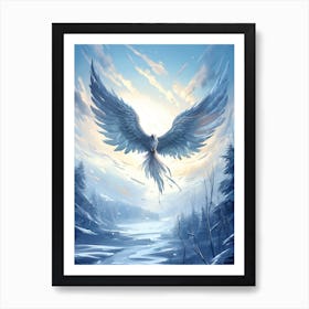 Winter Eagle 1 Art Print